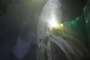 益阳消防水池堵漏现场